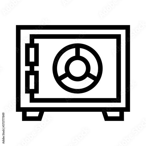 safebox line icon