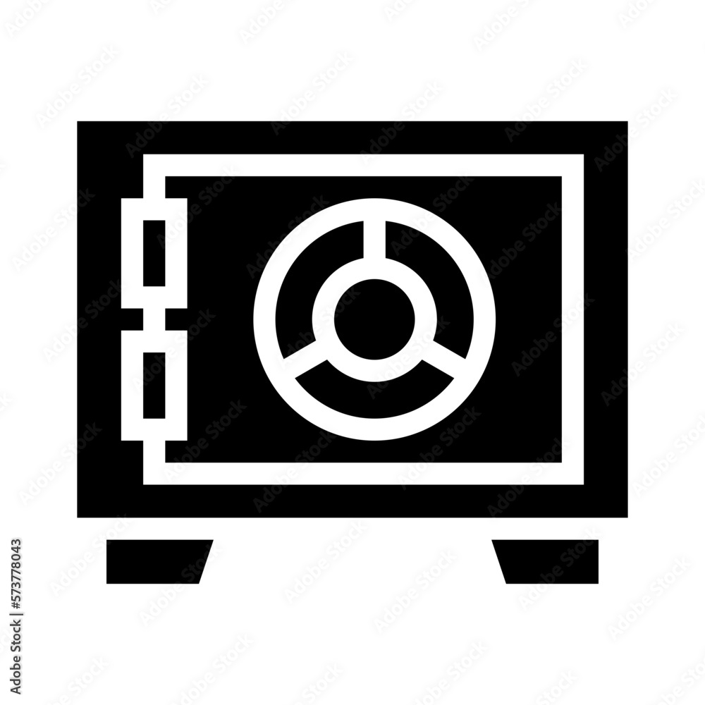 safebox glyph icon safebox glyph icon