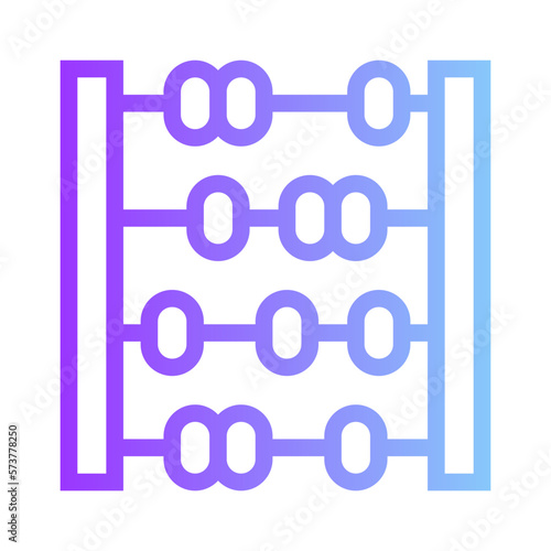 abacus gradient icon