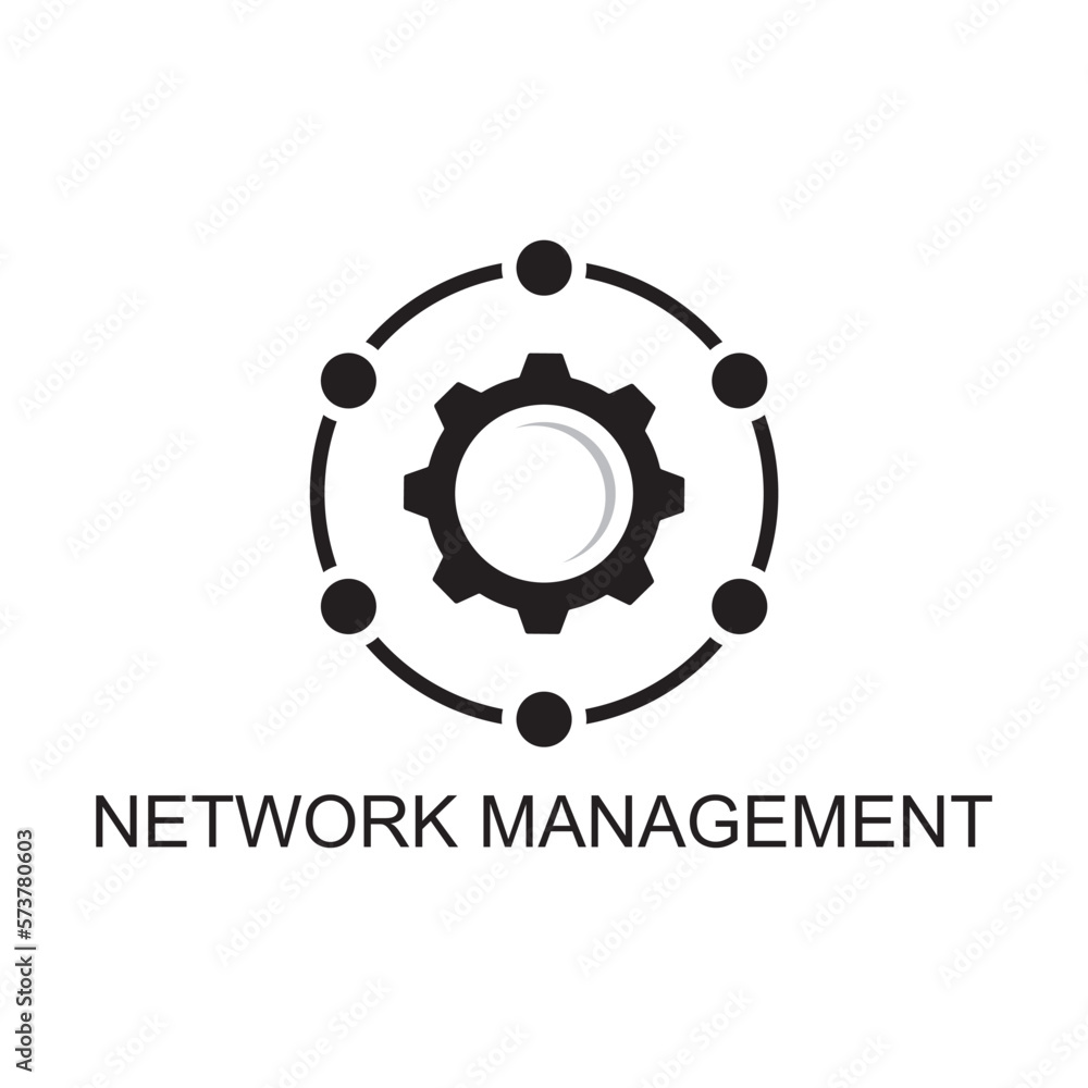 Obraz premium network management icon , file icon