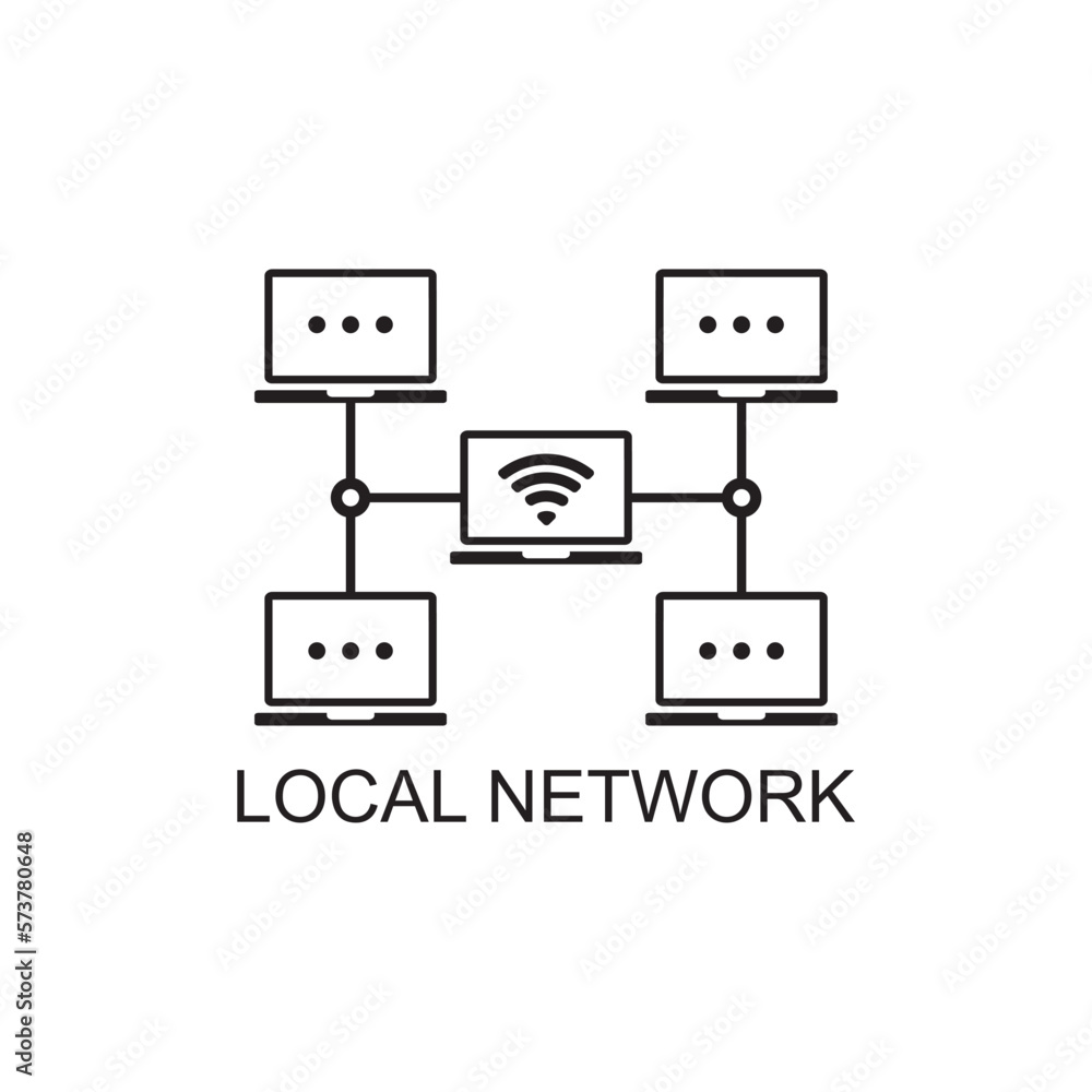 local network icon , pointer icon local network icon , pointer icon