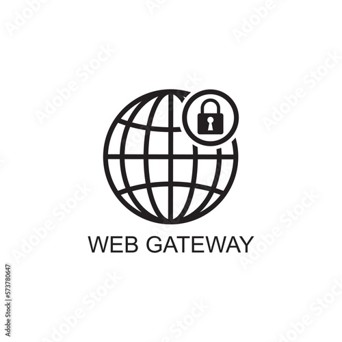 web gateway icon , network icon