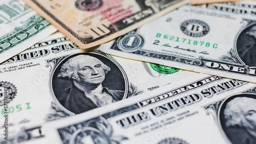 Wallpaper Mural American dollar or US dollar banknote background Torontodigital.ca