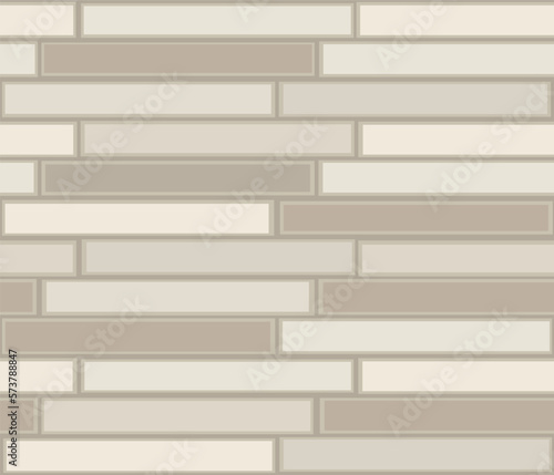 Floor tiles wood parquet. Flooring wooden seamless pattern. Design laminate. Parquet rectangular tessellation. Floor tile parquetry plank. Rectangles slabs beige brown wooden. Vector background