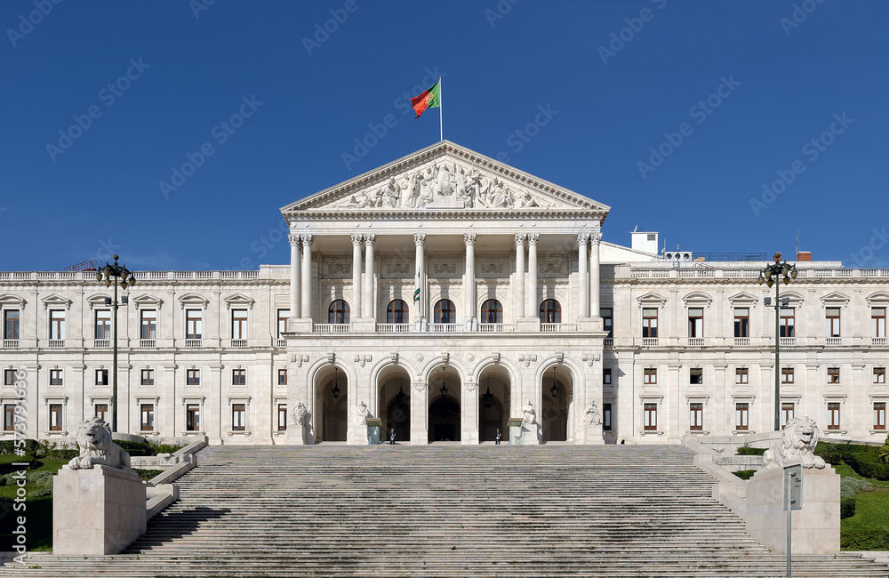 Portuguese Parliament, Sao Bento Palace in Lisbon