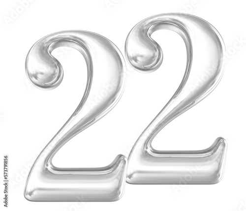 22 Silver Number 
