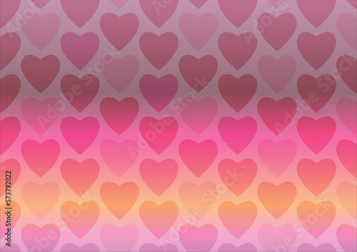 Love abstract background with hearts