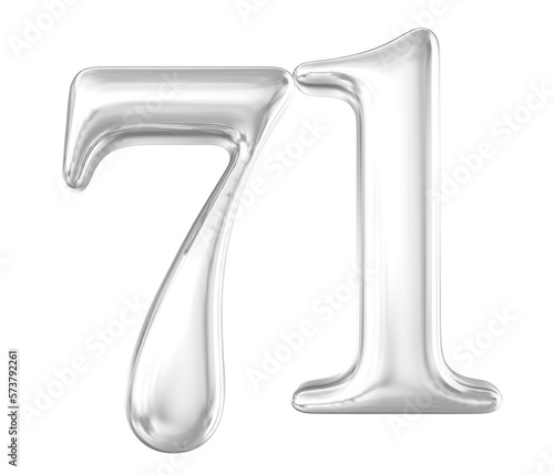 71 Silver Number 