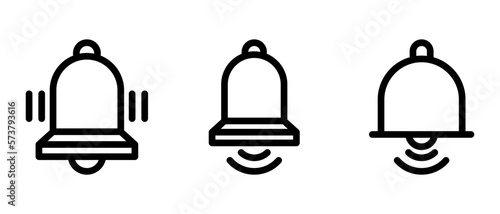 bell icon or logo isolated sign symbol vector illustration - high quality black style vector icons 