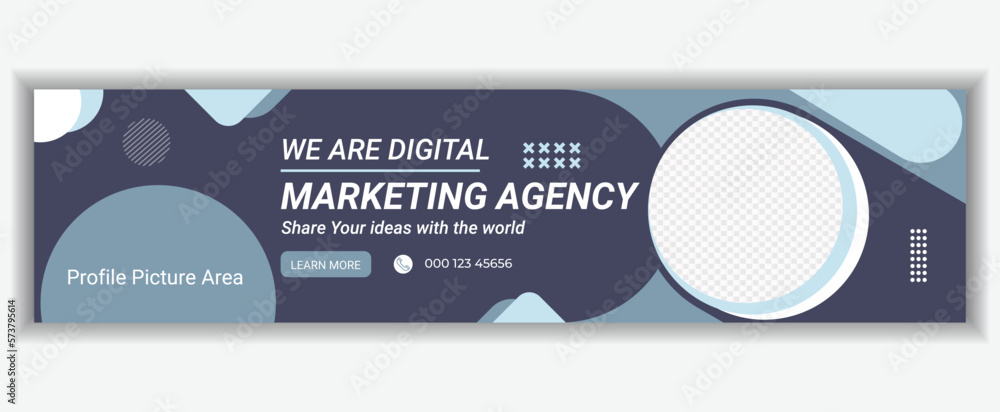 Obraz premium linkedin profile background banner or cover photo