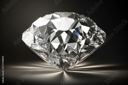 Dazzling diamond  generative ai