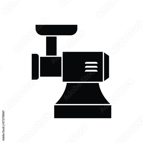 Manual Meat Grinder icon design. isolated on white background