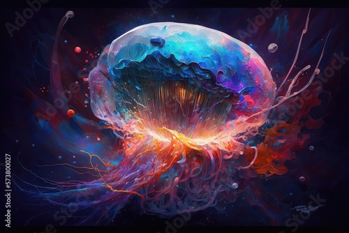 Colorful jellyfish © midart