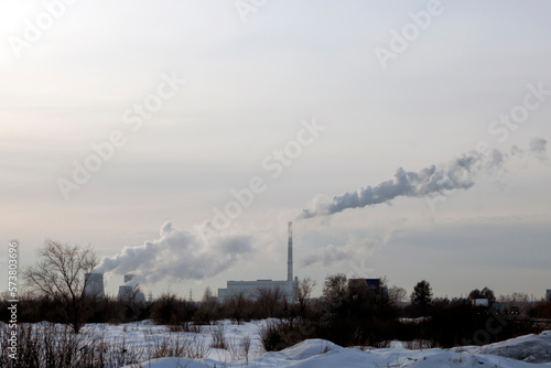 smoke from pipes, air pollution, emissions