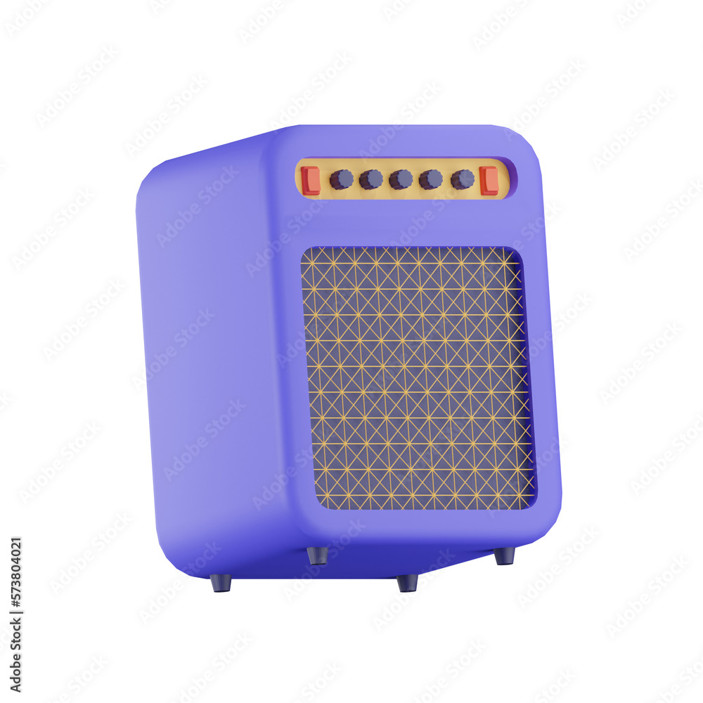 Speaker Entertainent 3D Illustrations