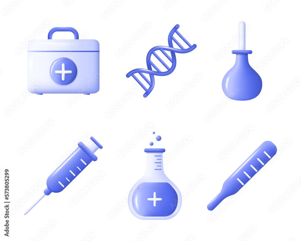 3d medical equipment icons. First aid. Healthcare elements for mobile concepts and web apps. Modern infographic logo and pictogram collection. Vector cartoon illustration. 3d medical equipment icons. First aid. Healthcare elements for mobile concepts and web apps. Modern infographic logo and pictogram collection. Vector cartoon illustration.
