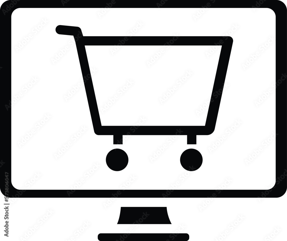 Online Shopping Vector Icon Online Shopping Vector Icon