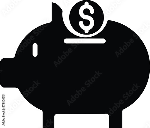 SAVING MONEY Vector Icon
