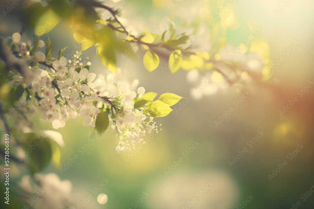 Spring nature with blurred background Spring nature with blurred background