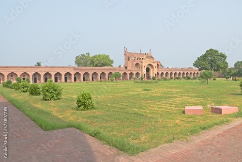 boundary wall of The Sarai of Nurmahal, Punjab photo