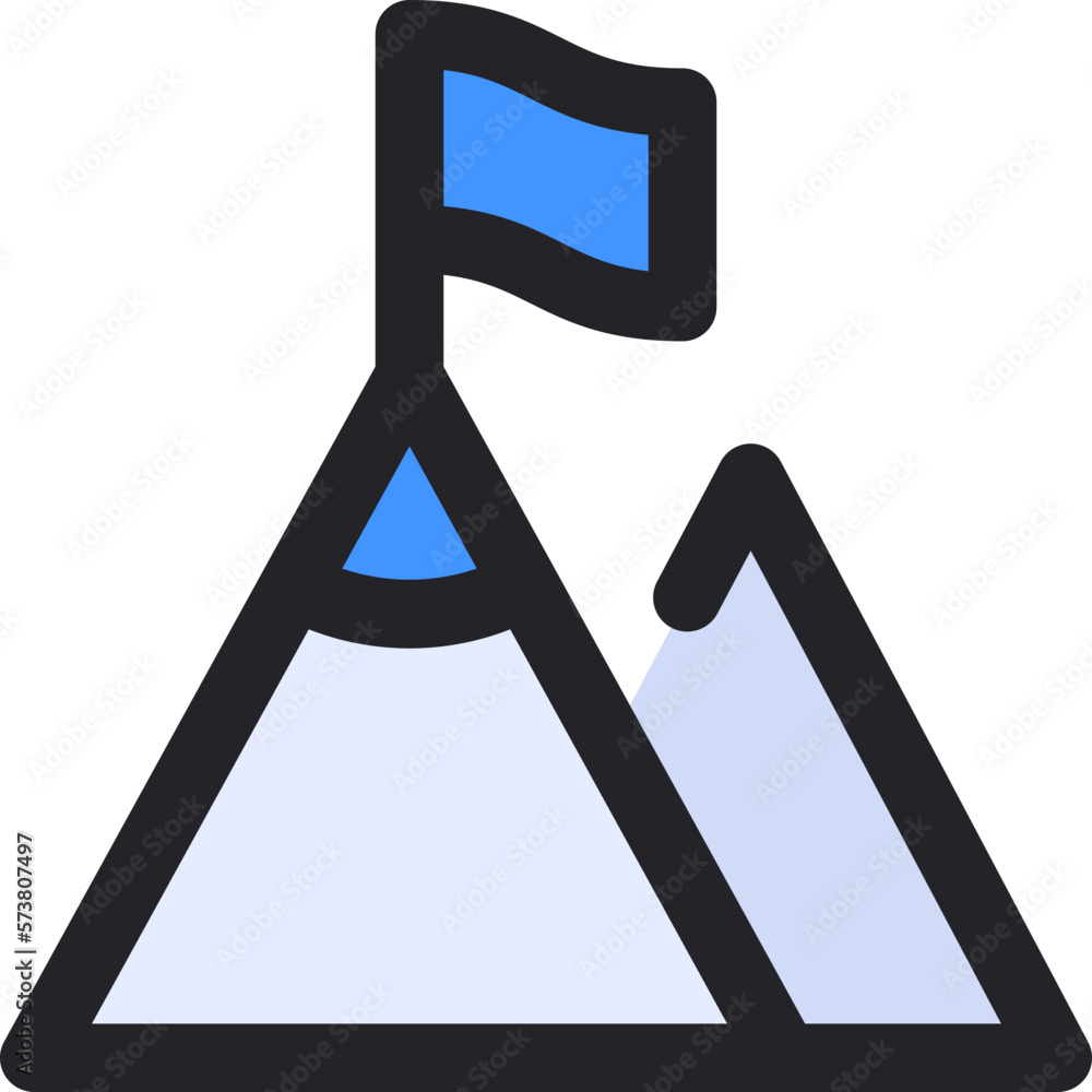 Fototapeta premium mountains icon