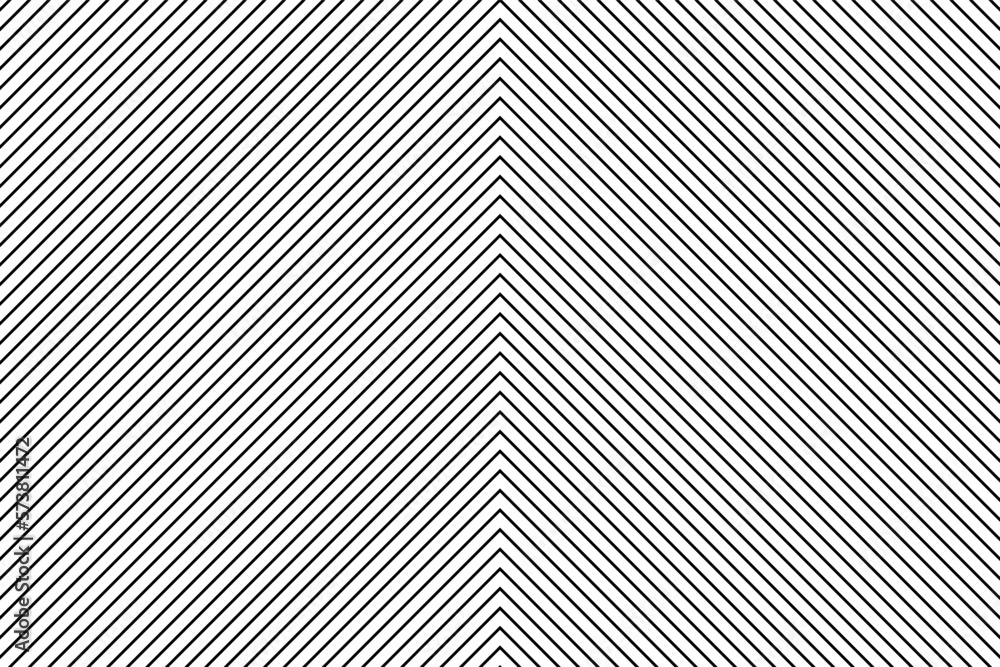 Black chevron arrow lines pattern on white background vector. Right angle stripes background. Wall and floor ceramic tiles seamless pattern. - obrazy, fototapety, plakaty 