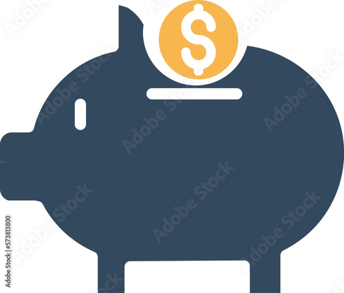 SAVING MONEY Vector Icon
