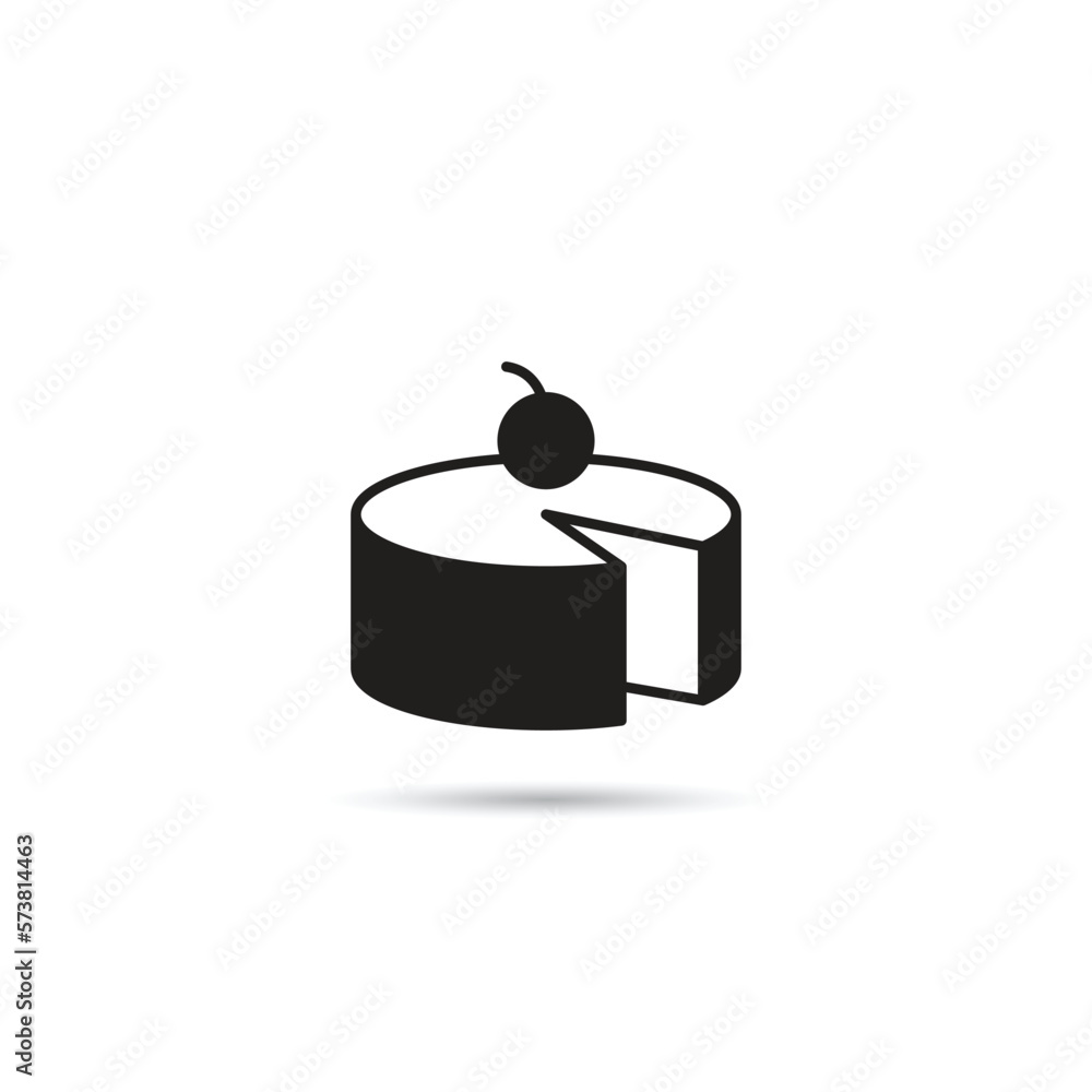angel cake icon vector illustration