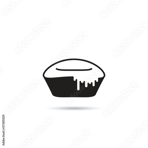 pudding cake icon vector illustration