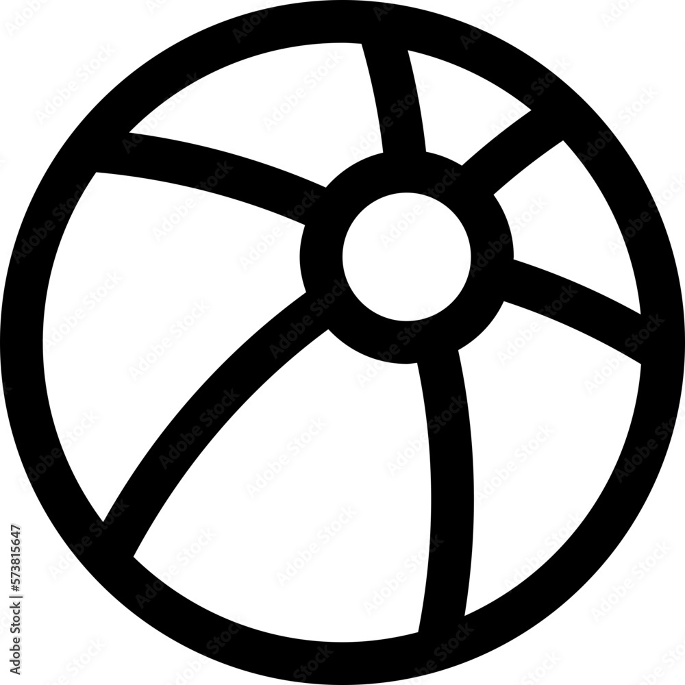 Naklejka premium beach ball icon