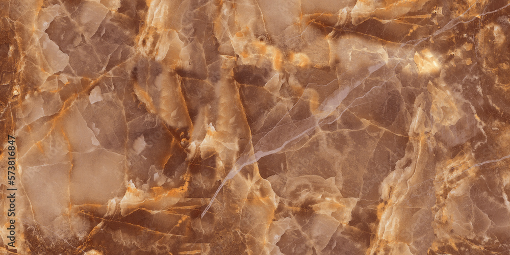 Obraz premium brown onyx marble stone texture