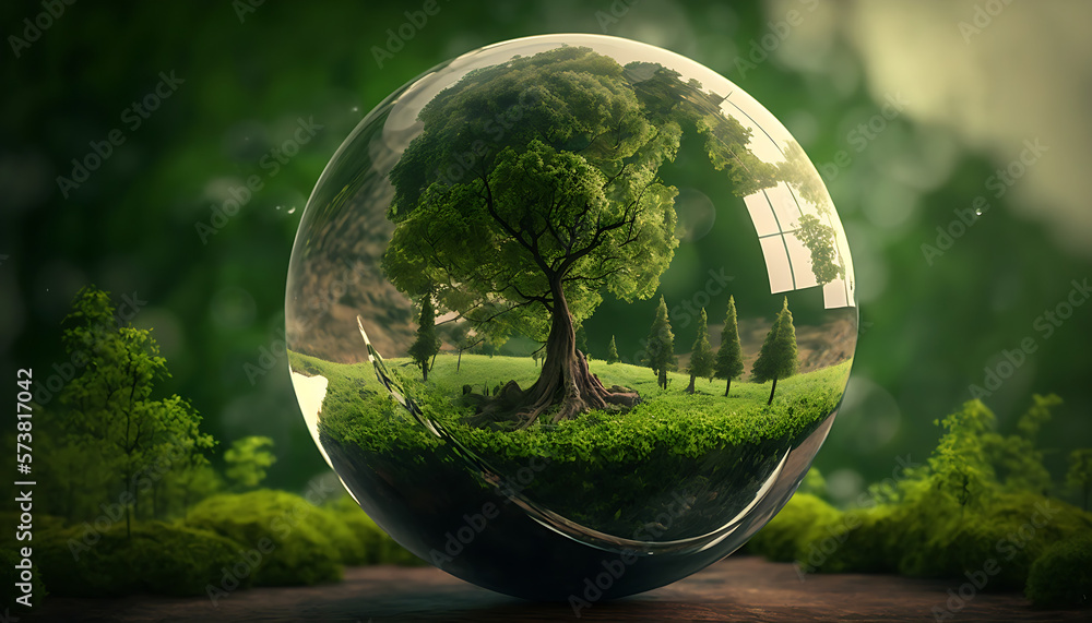 Abbiamo cura del pianeta. Ecologia. Ai generated. Abbiamo cura del pianeta. Ecologia. Ai generated.