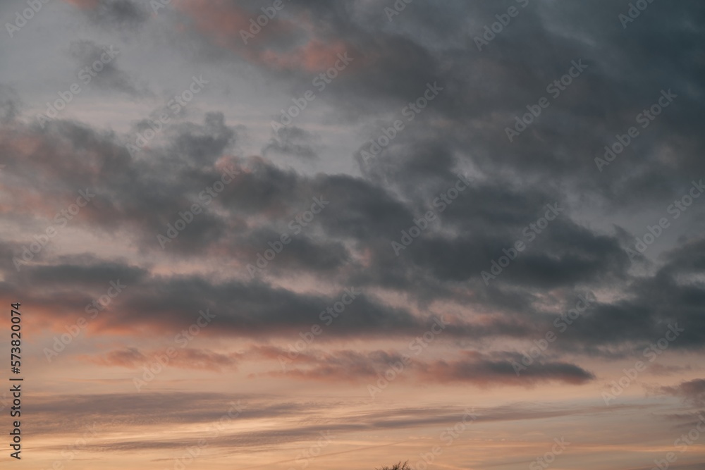 Obraz premium Evening sky. Natural texture background.