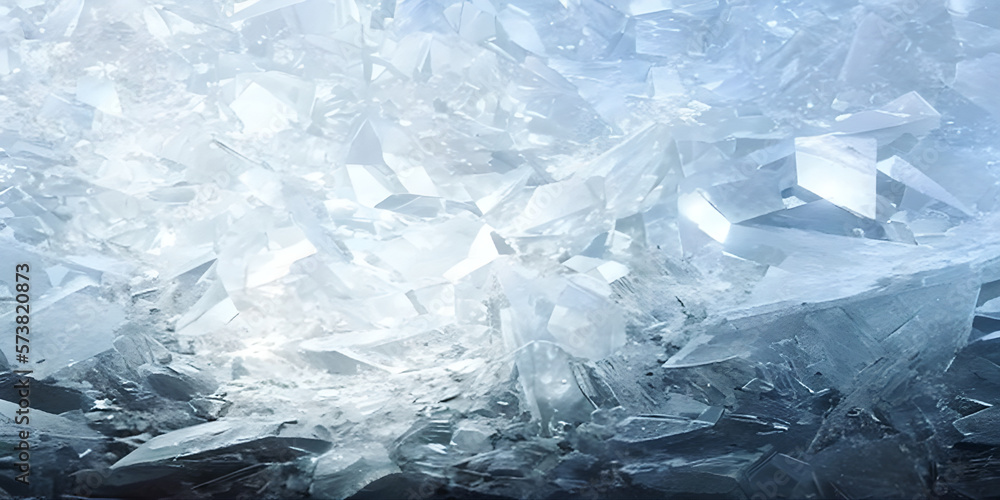 abstract ice texture background, illustration, Generative, AI