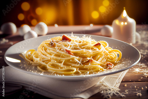 Spaghetti With Tomato Suice photo