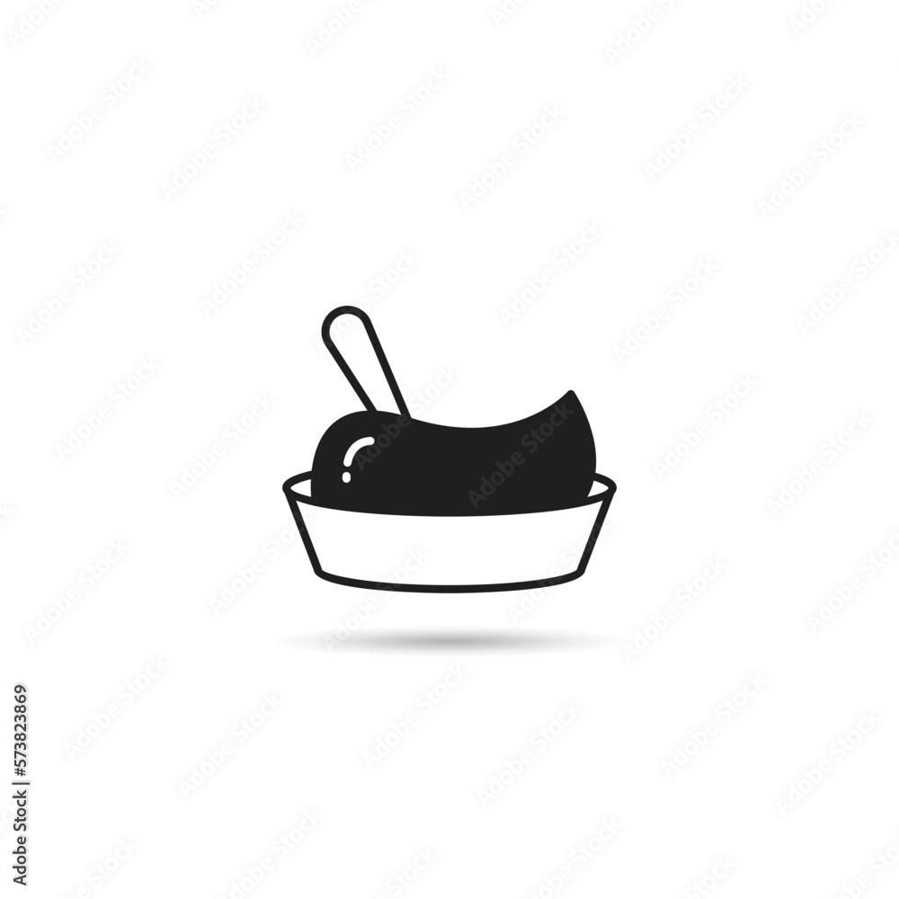 yogurt cup icon vector illustration yogurt cup icon vector illustration