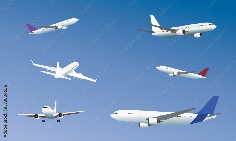 airplane in the sky airplane in the sky
