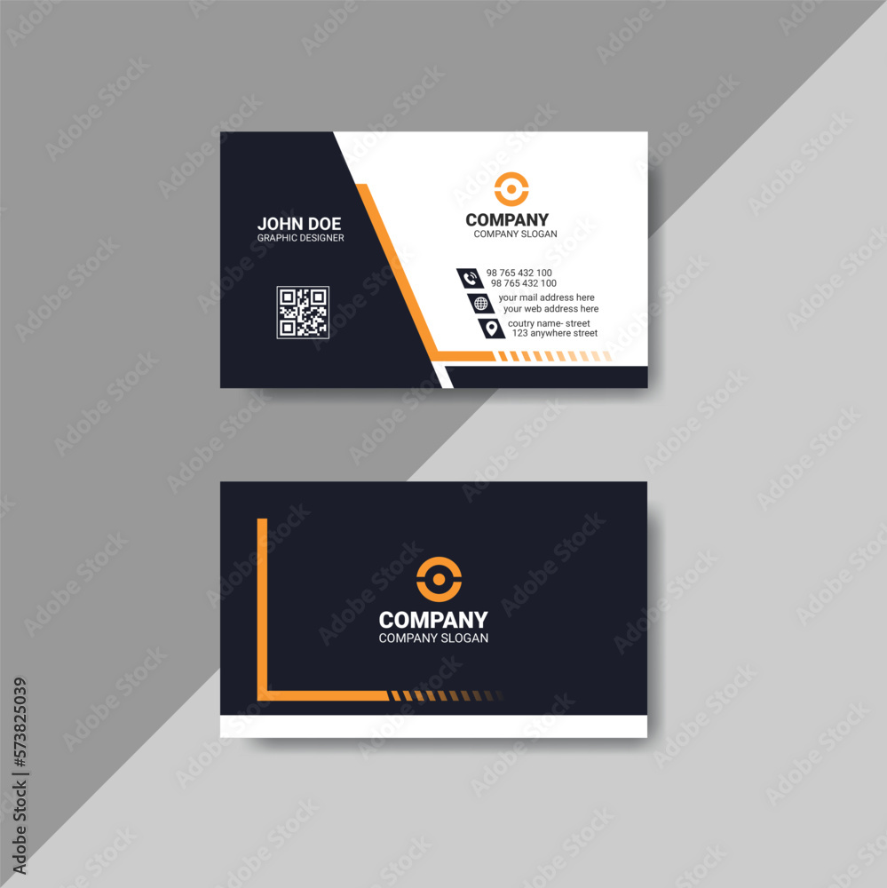 Professional elegant business card template Professional elegant business card template