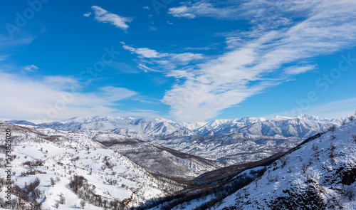 Panoramic view of the Munzur Mountains Tunceli photo