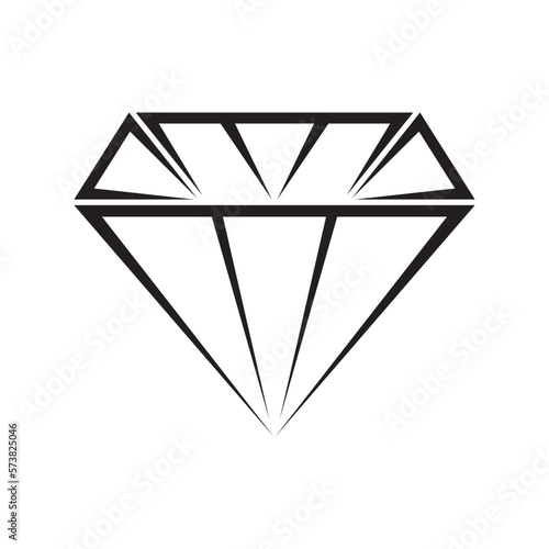 Diamond logo template vector icon