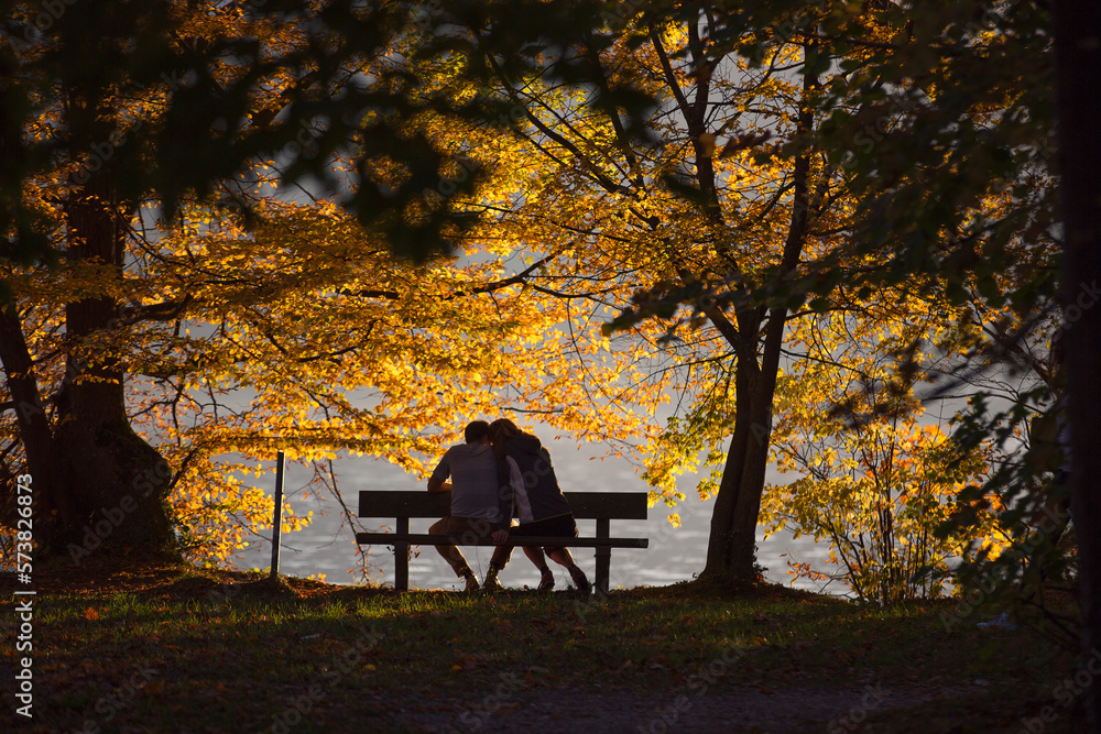 Autumn in Gmunden, Upper Austria, Austria