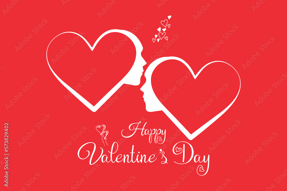Kissing Heart for Valentine's Day vector design. Kissing Heart for Valentine's Day vector design.