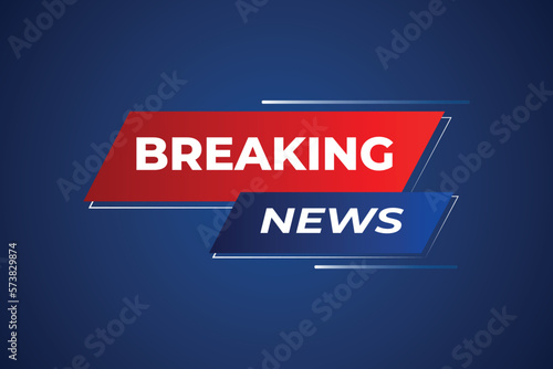 Breaking news vector for illustration