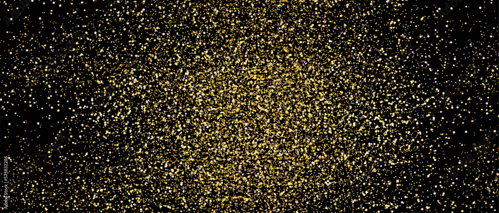 Gold glitter background, vector. Golden glitter background for greeting card, cover, wallpaper and banner. Backdrop for brochure, vip flyer and party leaflet. Abstract concept, vector illustration Gold glitter background, vector. Golden glitter background for greeting card, cover, wallpaper and banner. Backdrop for brochure, vip flyer and party leaflet. Abstract concept, vector illustration
