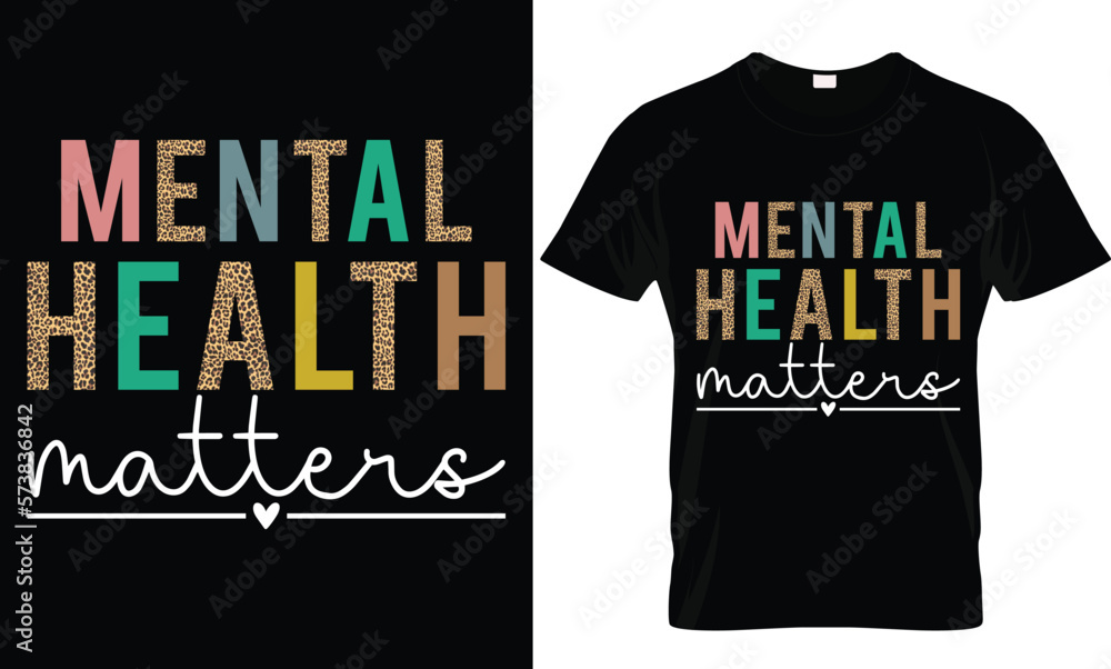 Fight the Stigma Mental Health Awareness, t-shirt design, Mental Health ...