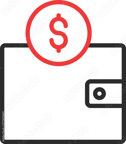 Wallet Vector Icon 