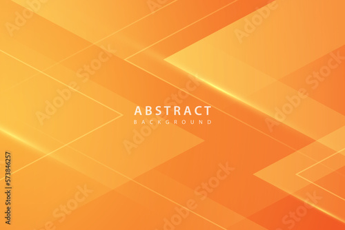 futuristic transparent orange gradation geometric abstract background