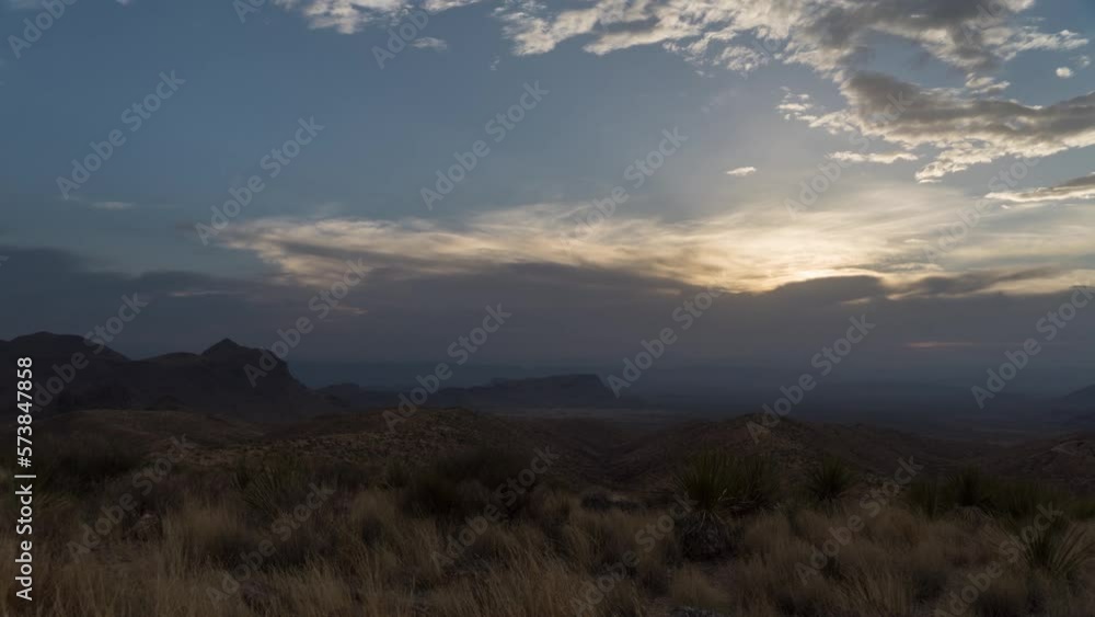 Davis Mountains - Sunset Time Lapses Davis Mountains - Sunset Time Lapses