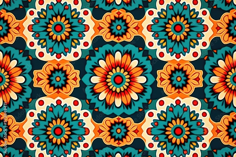 Islamic seamless oriental ornamental pattern. Repeating all over floral and geometric background Islamic seamless oriental ornamental pattern. Repeating all over floral and geometric background
