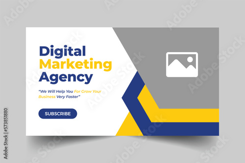 Creative business YouTube thumbnail design